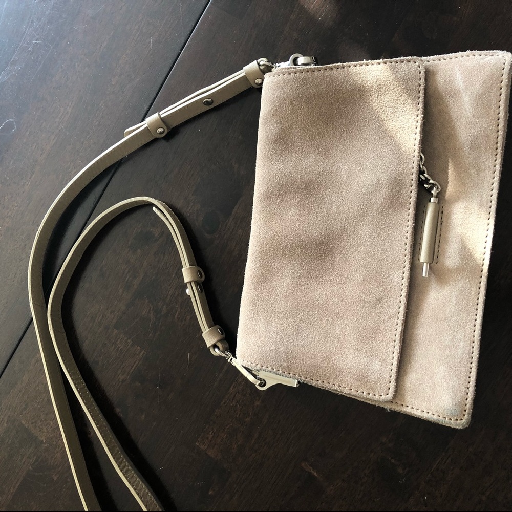 Mango suede bag. Super chic!